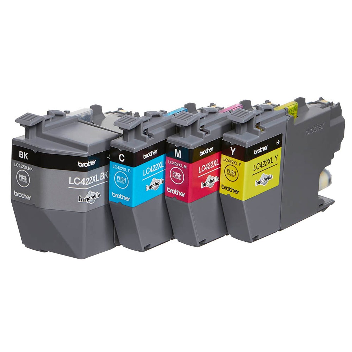 brother LC-422XLVAL schwarz, cyan, magenta, gelb Druckerpatronen, 4er-Set | LC422XLVAL | 1 Pack = 4 St.