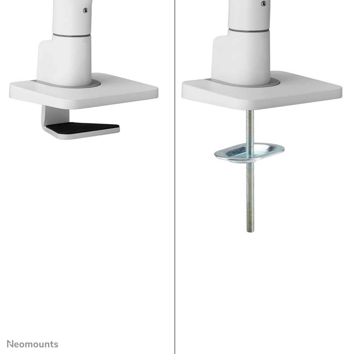 Neomounts Monitor-Halterung weiß für 2 Monitore, Tischklemme | DS75S-950WH2