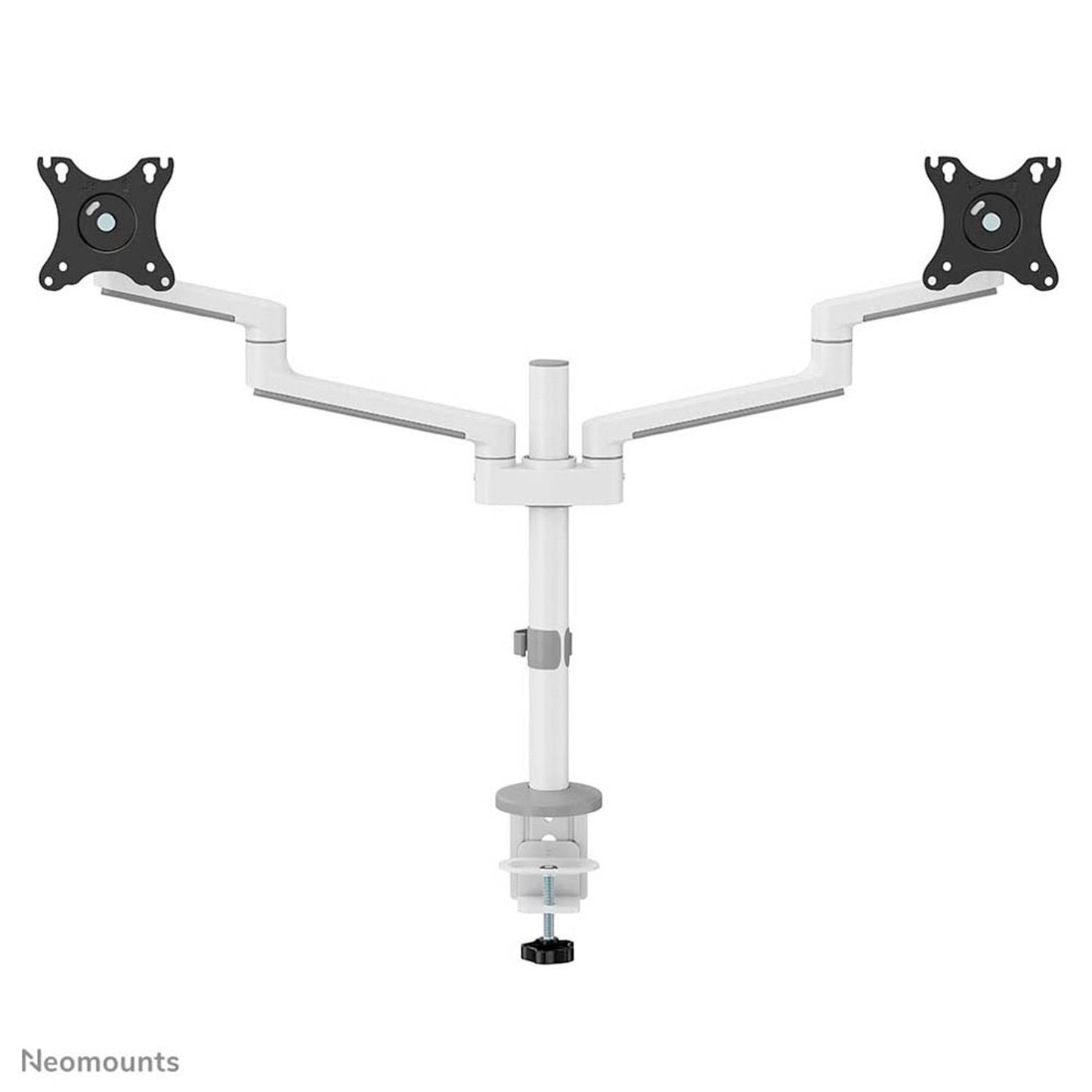 Neomounts Monitor-Halterung weiß für 2 Monitore, Tischklemme | DS60-425WH2