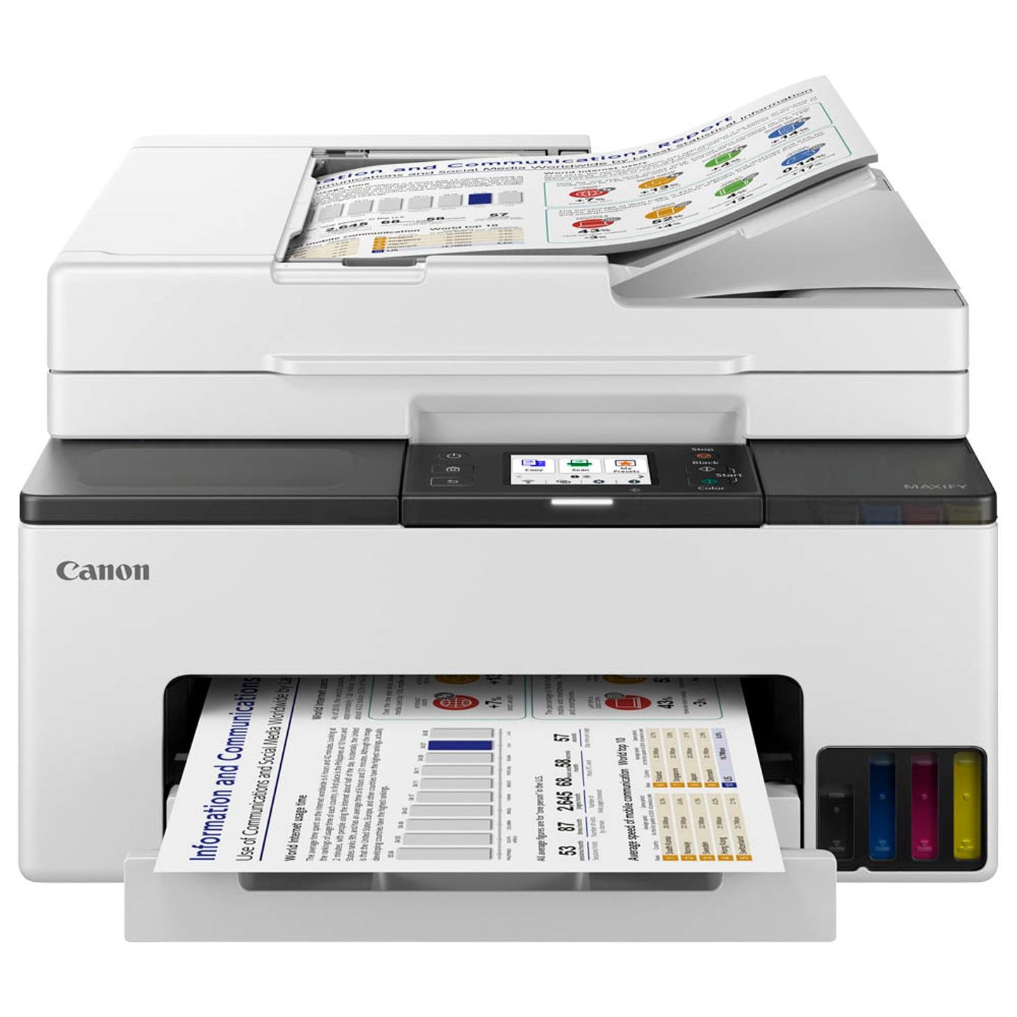 Canon MAXIFY GX2050 4 in 1 Tintenstrahl-Multifunktionsdrucker grau | 6171C006