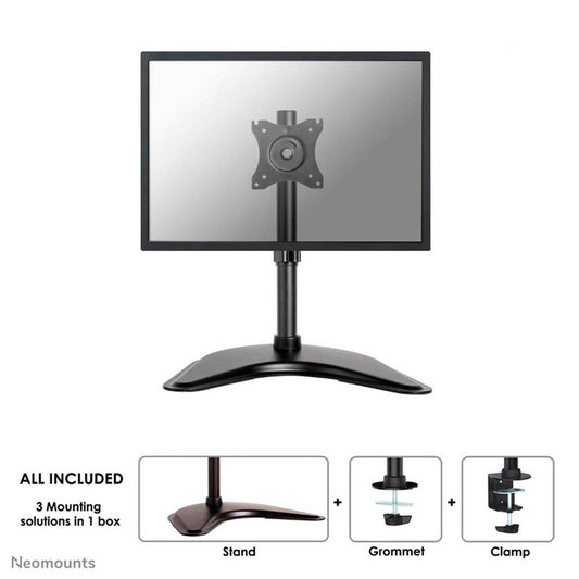 Neomounts Monitor-Halterung schwarz für 1 Monitor, Tischklemme | NM-D335BLACK