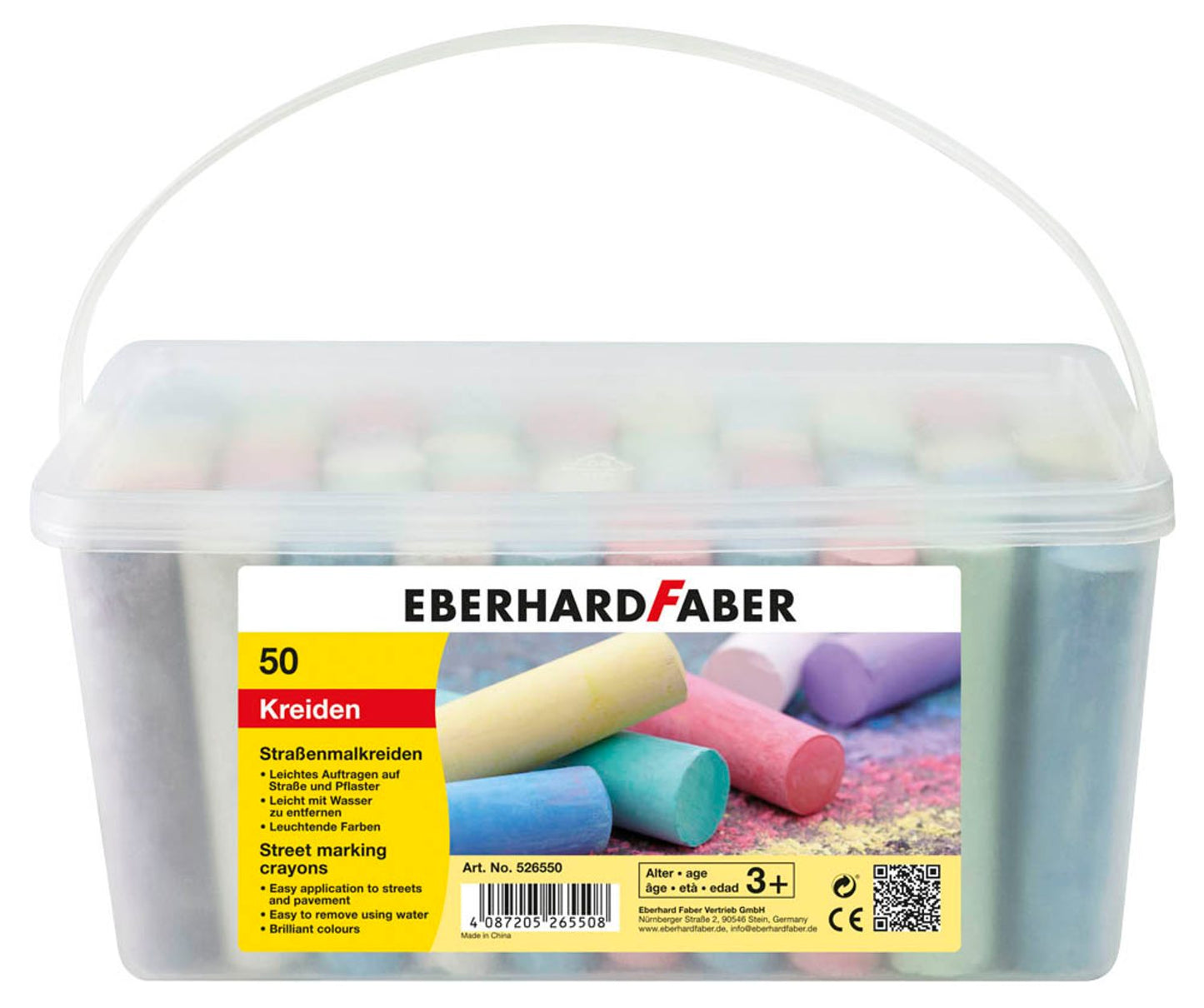 EBERHARD FABER Straßenmalkreide farbsortiert