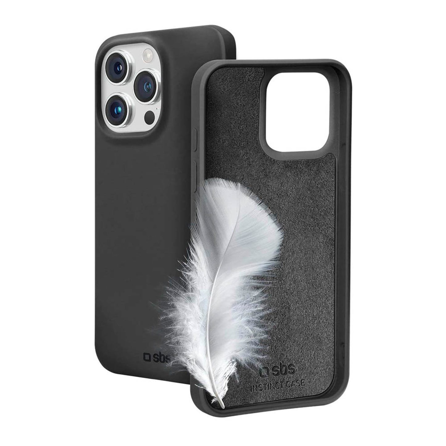 sbs Instinct Handy-Cover für Apple iPhone 15 Pro schwarz | TEINSTIP1561PK