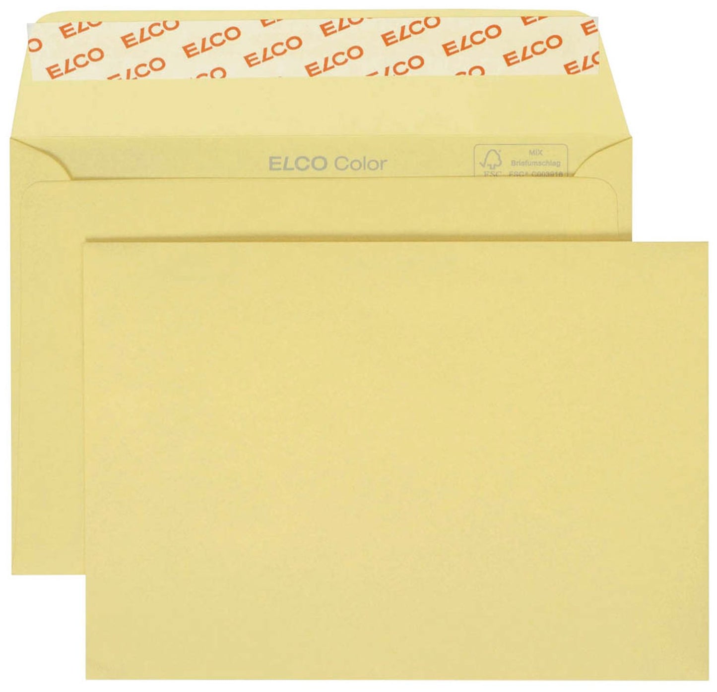 ELCO Briefumschläge Color DIN C6 ohne Fenster haftklebend 25 St.