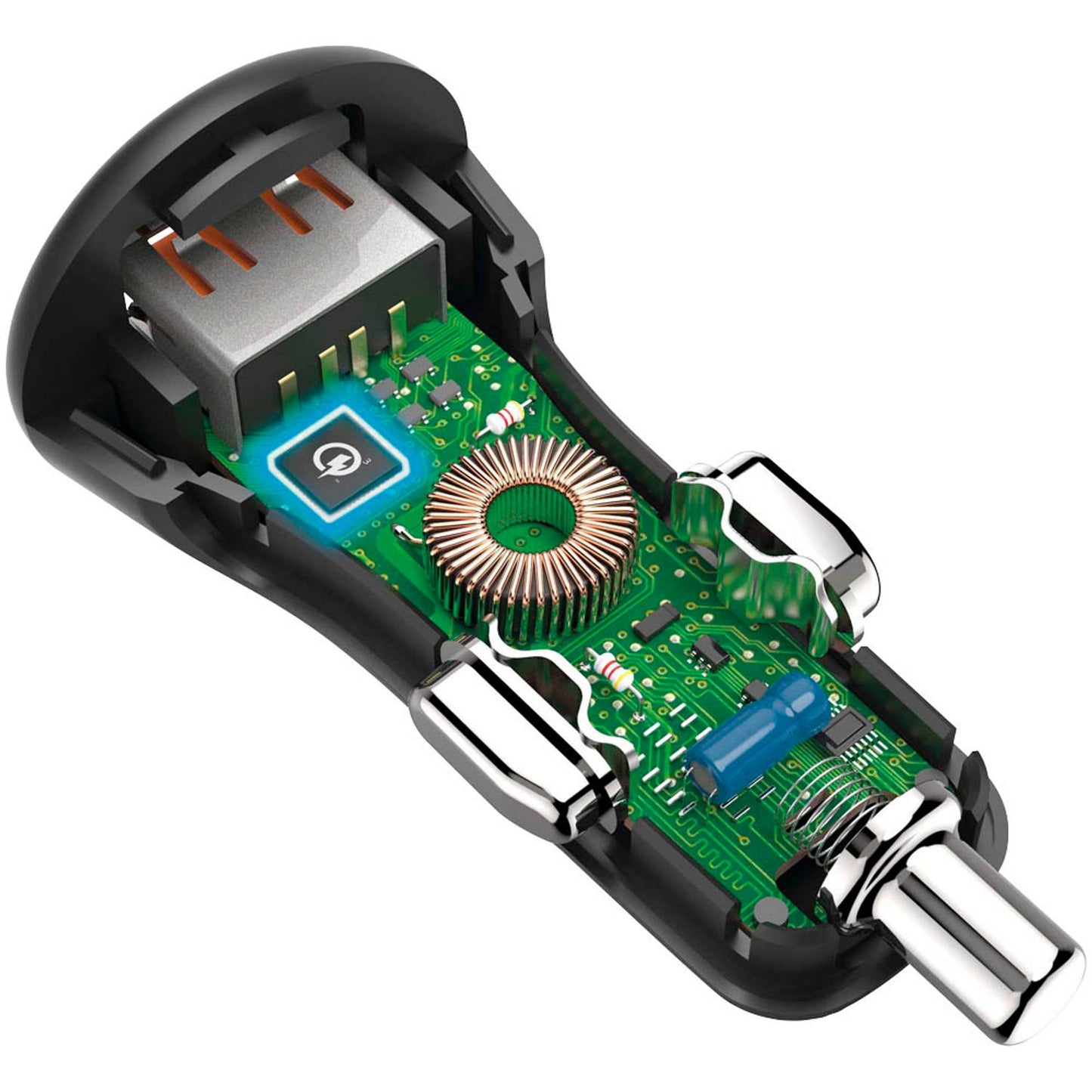 hama Kfz-Ladeadapter schwarz, 19,5 W | 201633