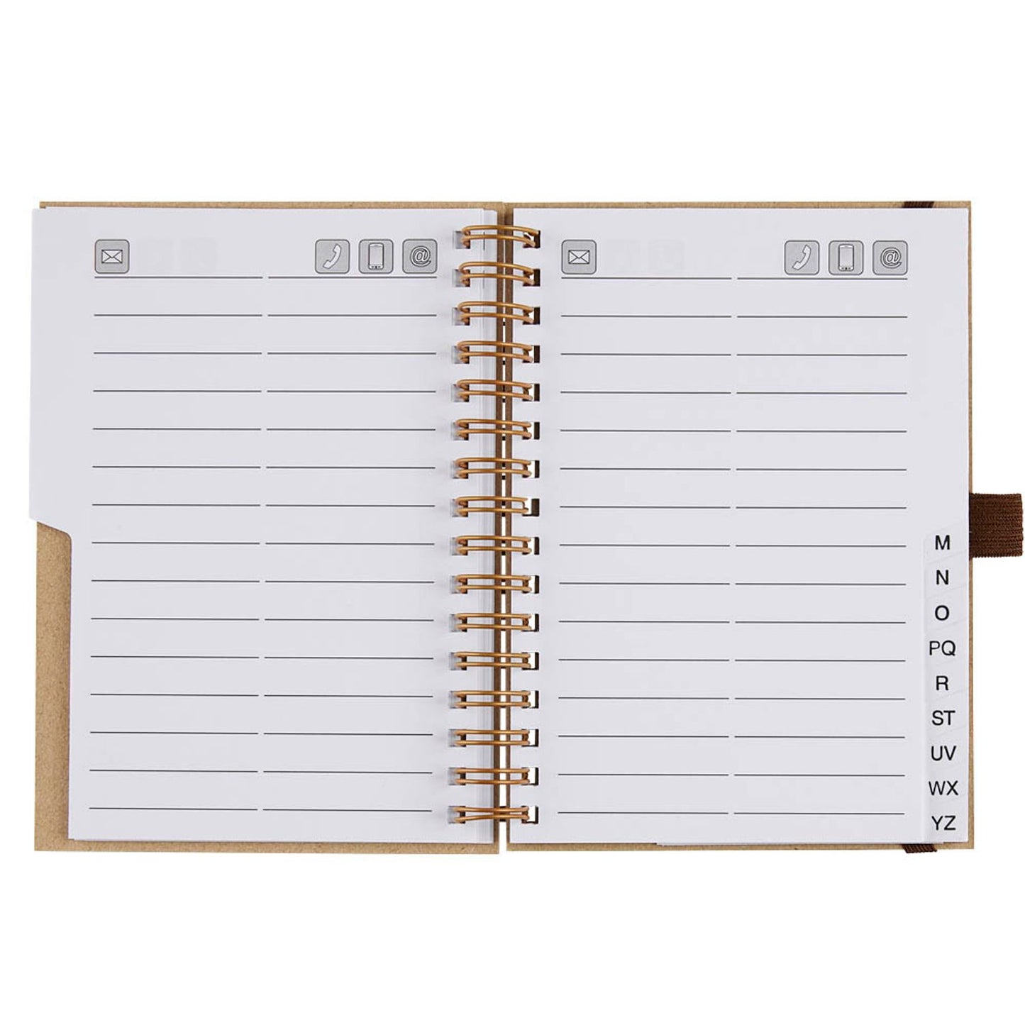 BRUNNEN Adressbuch Wire beige | 106465072
