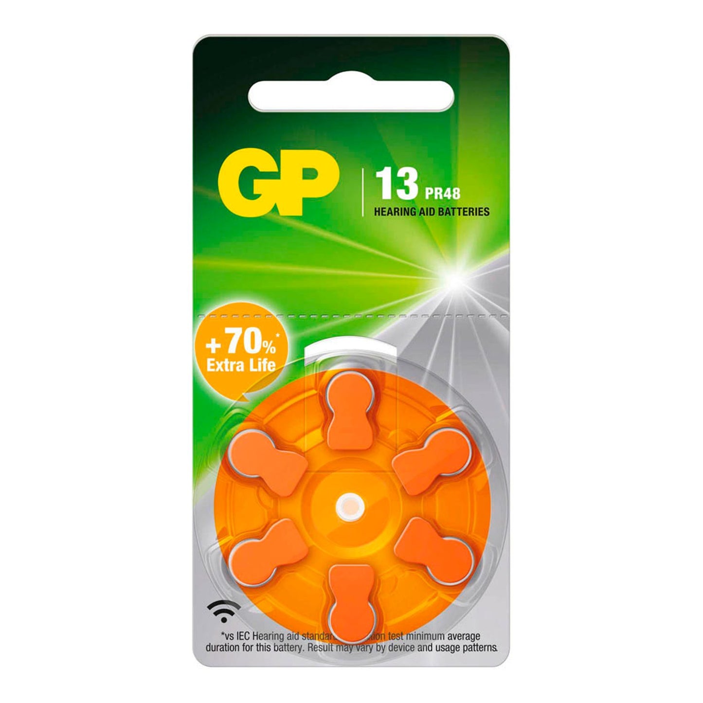 6 GP Knopfzellen 1,45 V