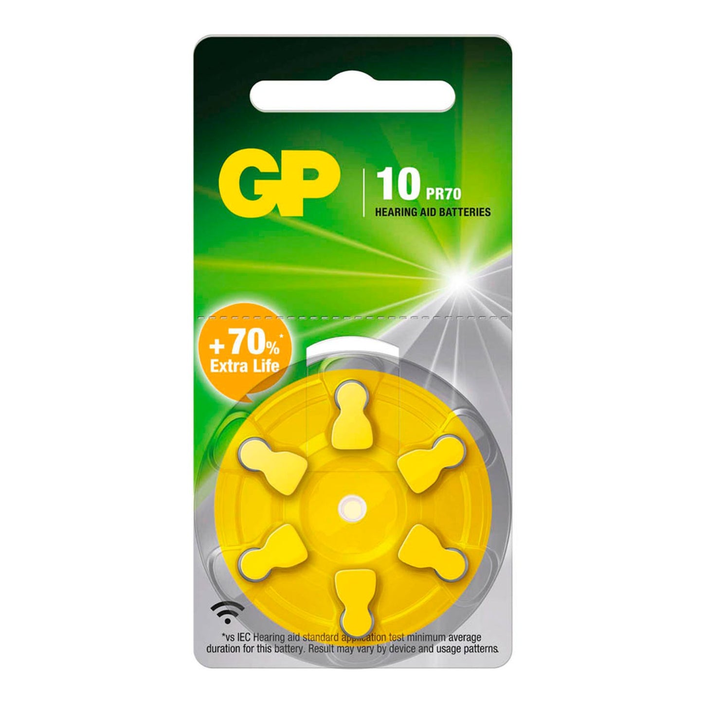 6 GP Knopfzellen 1,45 V