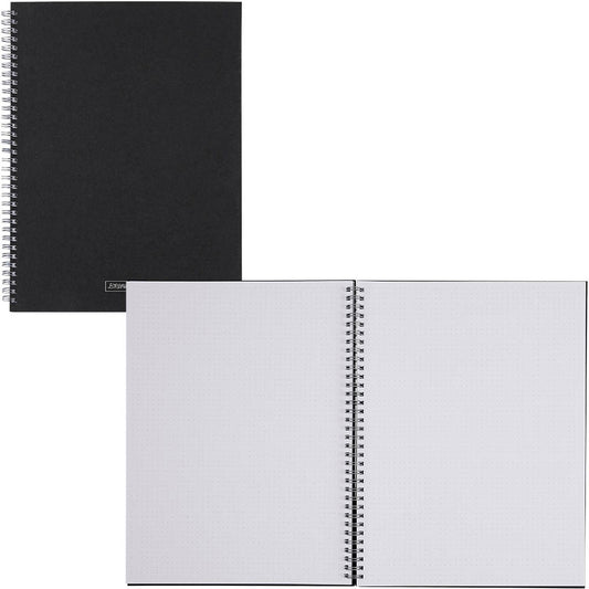 BRUNNEN Notizbuch Premium Wire DIN A4 punktkariert, schwarz Hardcover 192 Seiten | 105589490