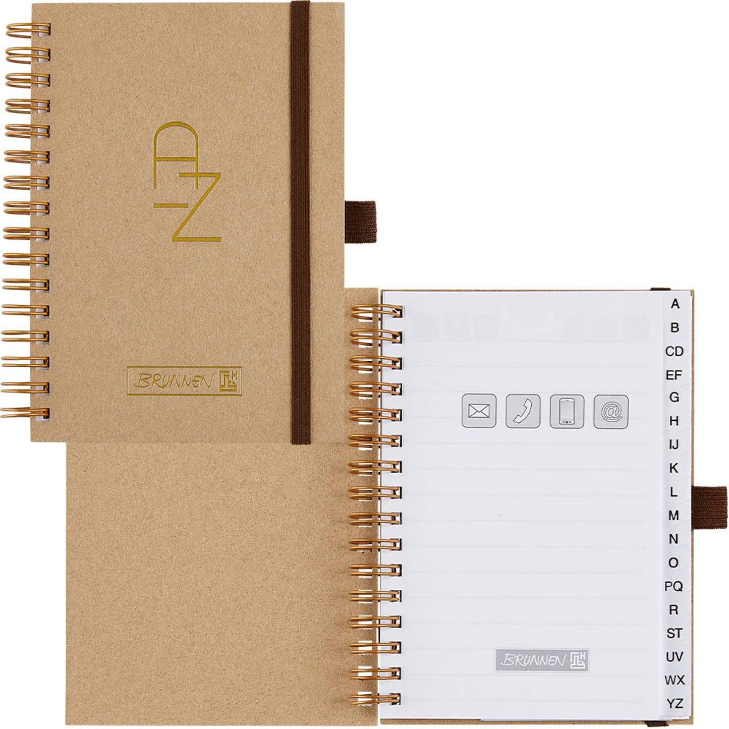 BRUNNEN Adressbuch Wire beige | 106465072