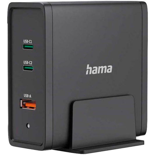 hama USB-Ladestation schwarz, Kabellänge: 1,2 m, 140 Watt | 200019