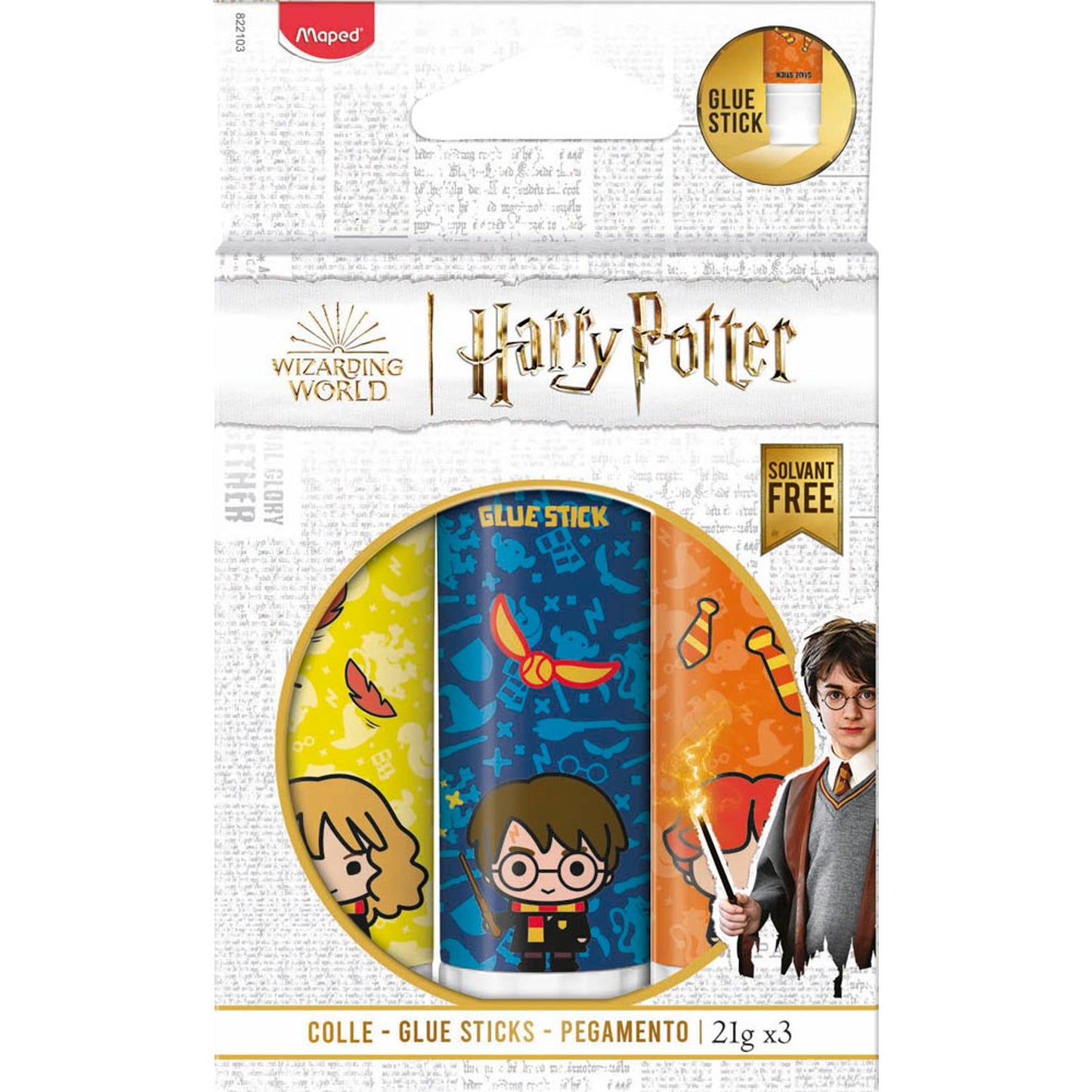 maped Harry Potter Klebestifte 21,0 g | 822103 | 1 Pack = 3 St.