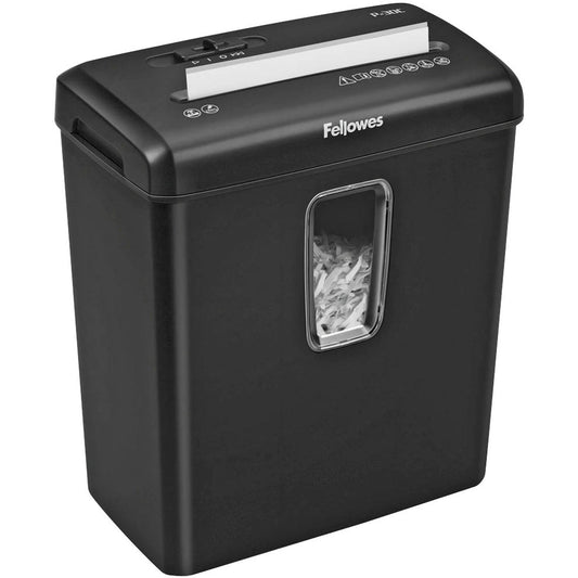 Fellowes Powershred P-42C Aktenvernichter mit Partikelschnitt P-4, 4 x 34 mm, bis , schwarz | 5012501