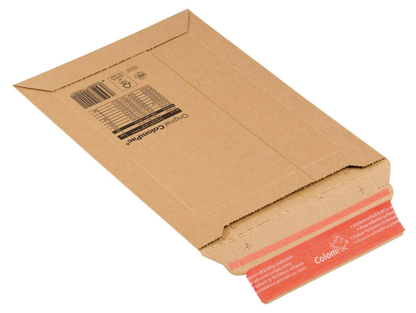 20 ColomPac® Kartonversandtaschen braun