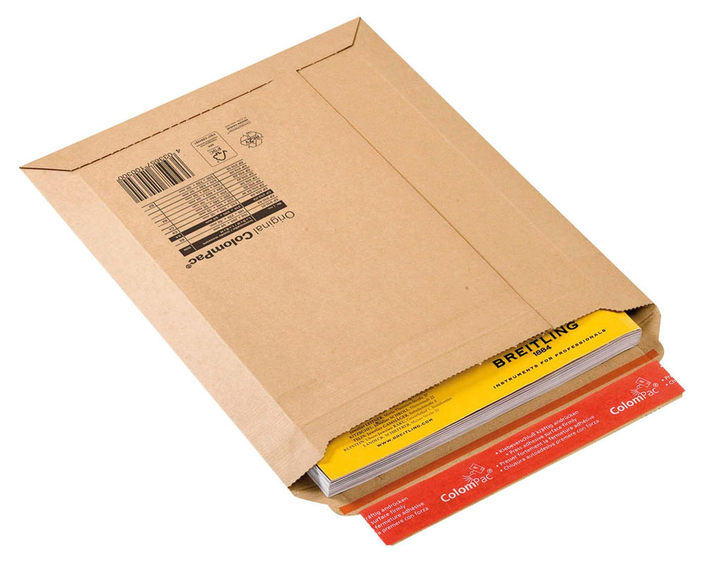 20 ColomPac® Kartonversandtaschen braun