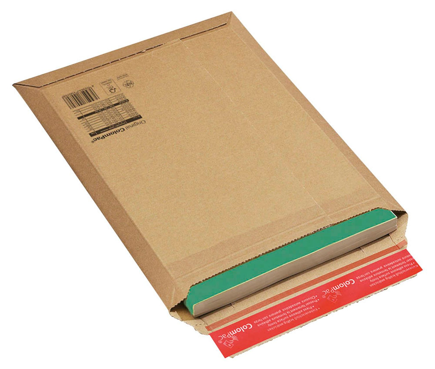 20 ColomPac® Kartonversandtaschen braun