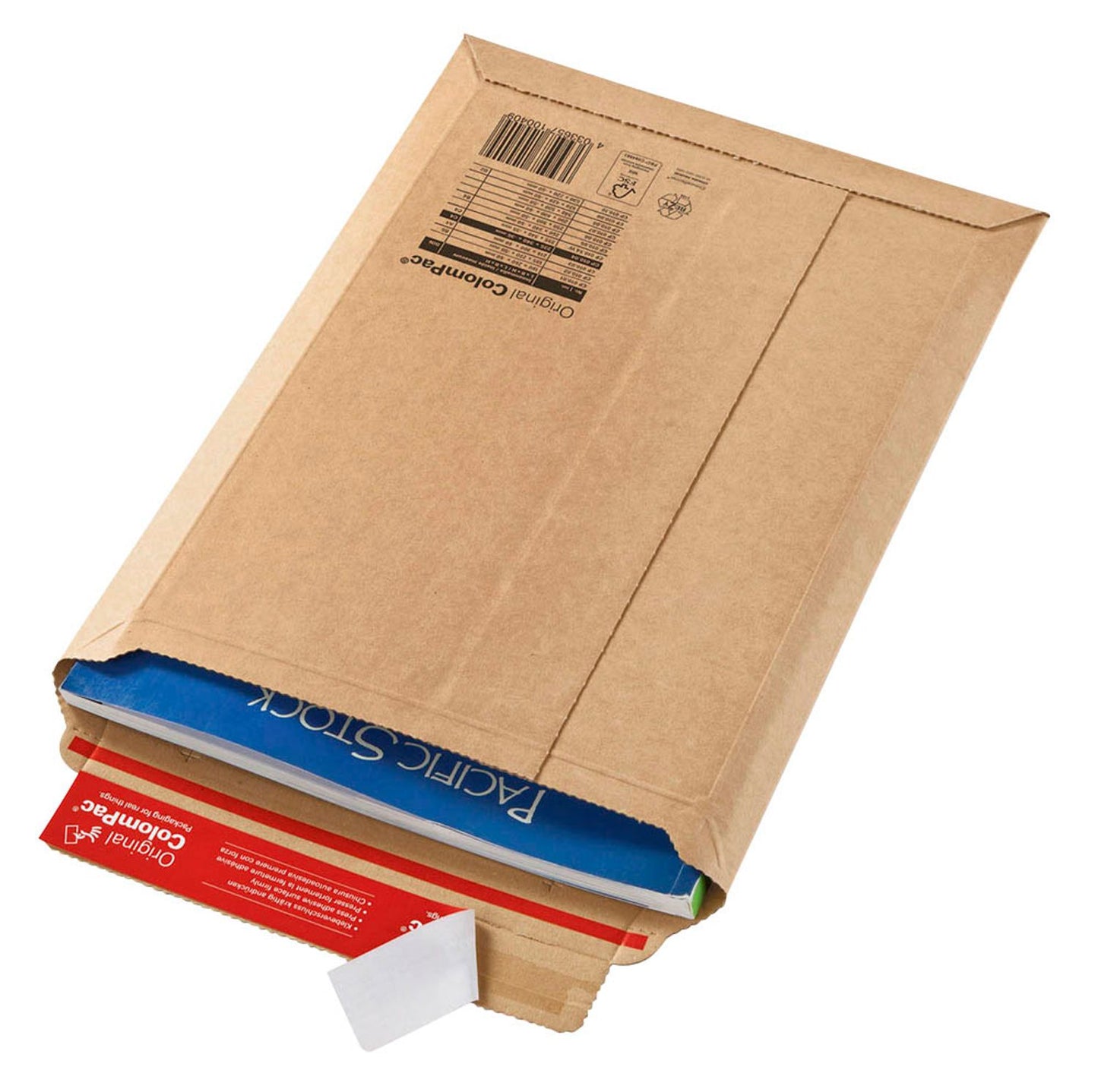 20 ColomPac® Kartonversandtaschen braun
