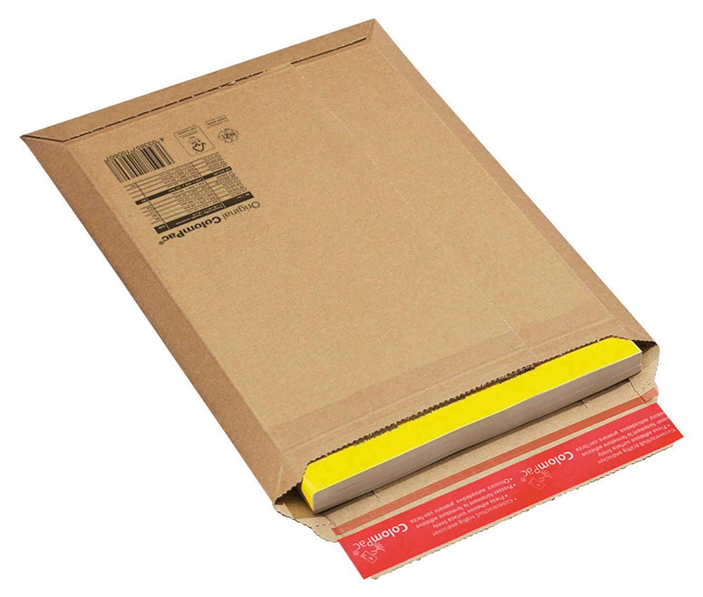 20 ColomPac® Kartonversandtaschen braun