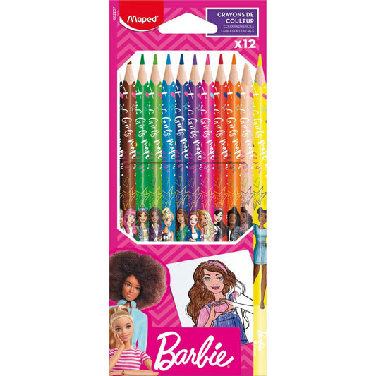 maped Barbie Buntstifte farbsortiert | 862207 | 1 Pack = 12 St.