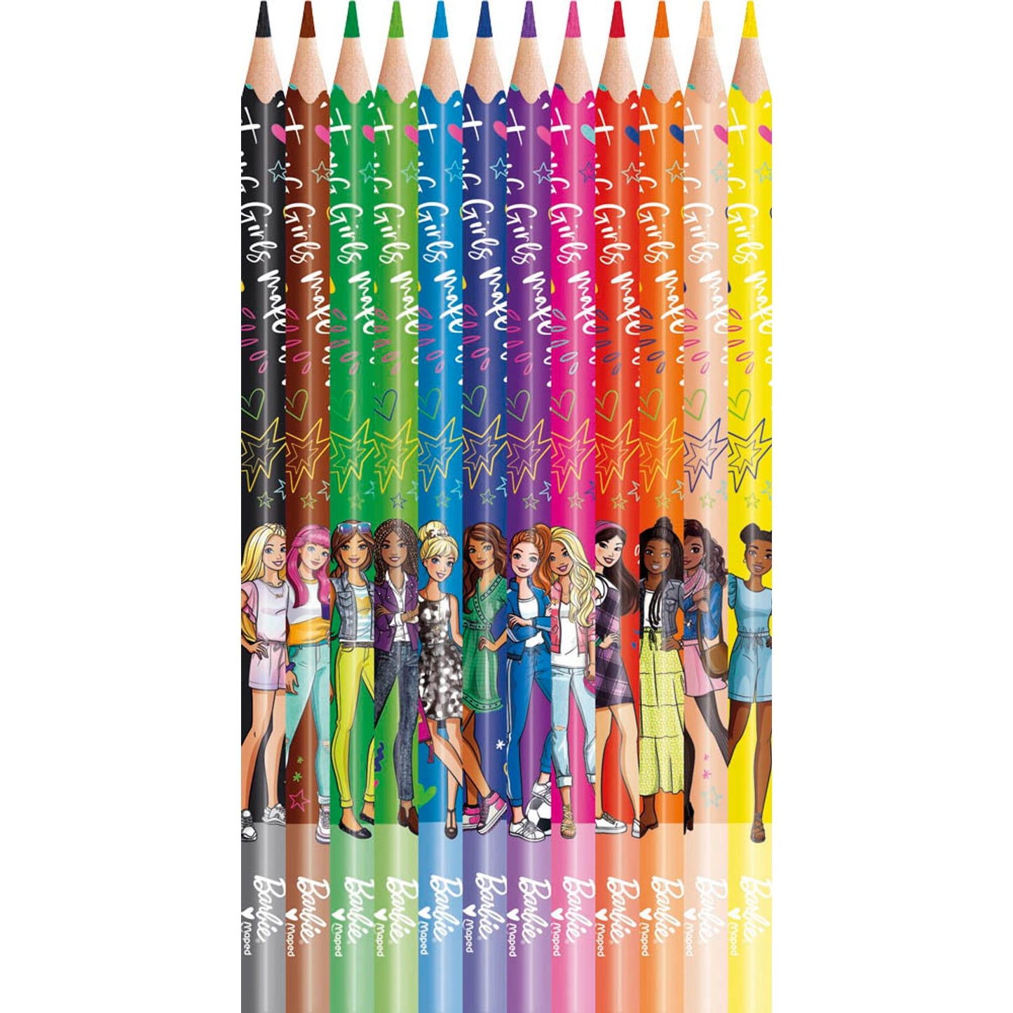 maped Barbie Buntstifte farbsortiert | 862207 | 1 Pack = 12 St.