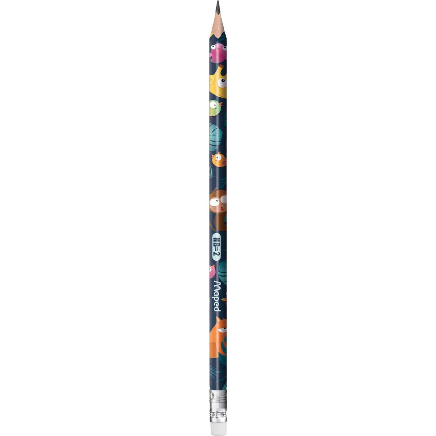 maped JUNGLE fever Bleistifte HB hellblau, dunkelblau mit Radierer | 851819 | 1 Pack = 2 St.