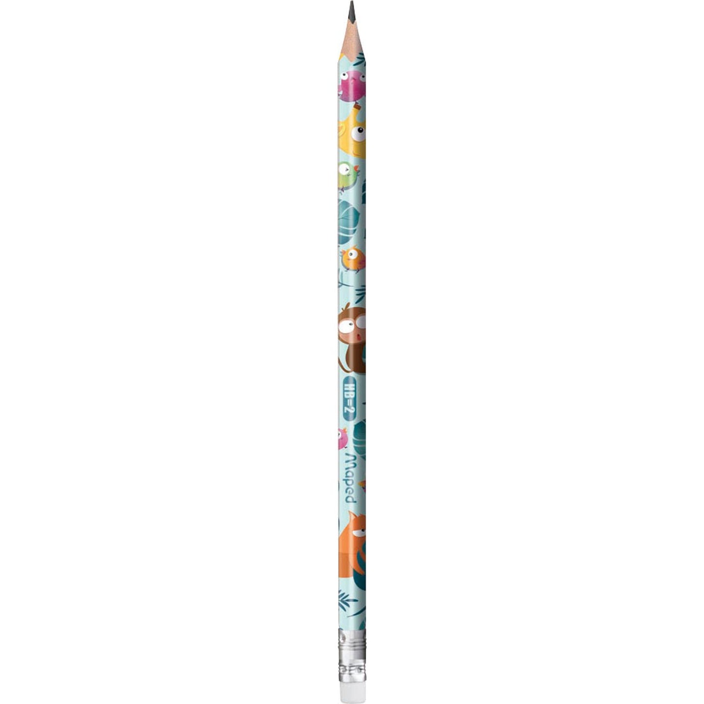 maped JUNGLE fever Bleistifte HB hellblau, dunkelblau mit Radierer | 851819 | 1 Pack = 2 St.