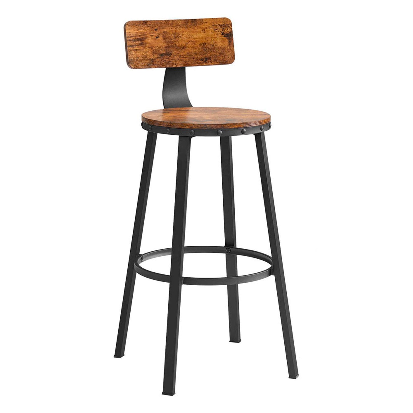 VASAGLE Barhocker braun | LBC026B01V2 | 1 Pack = 2 St.