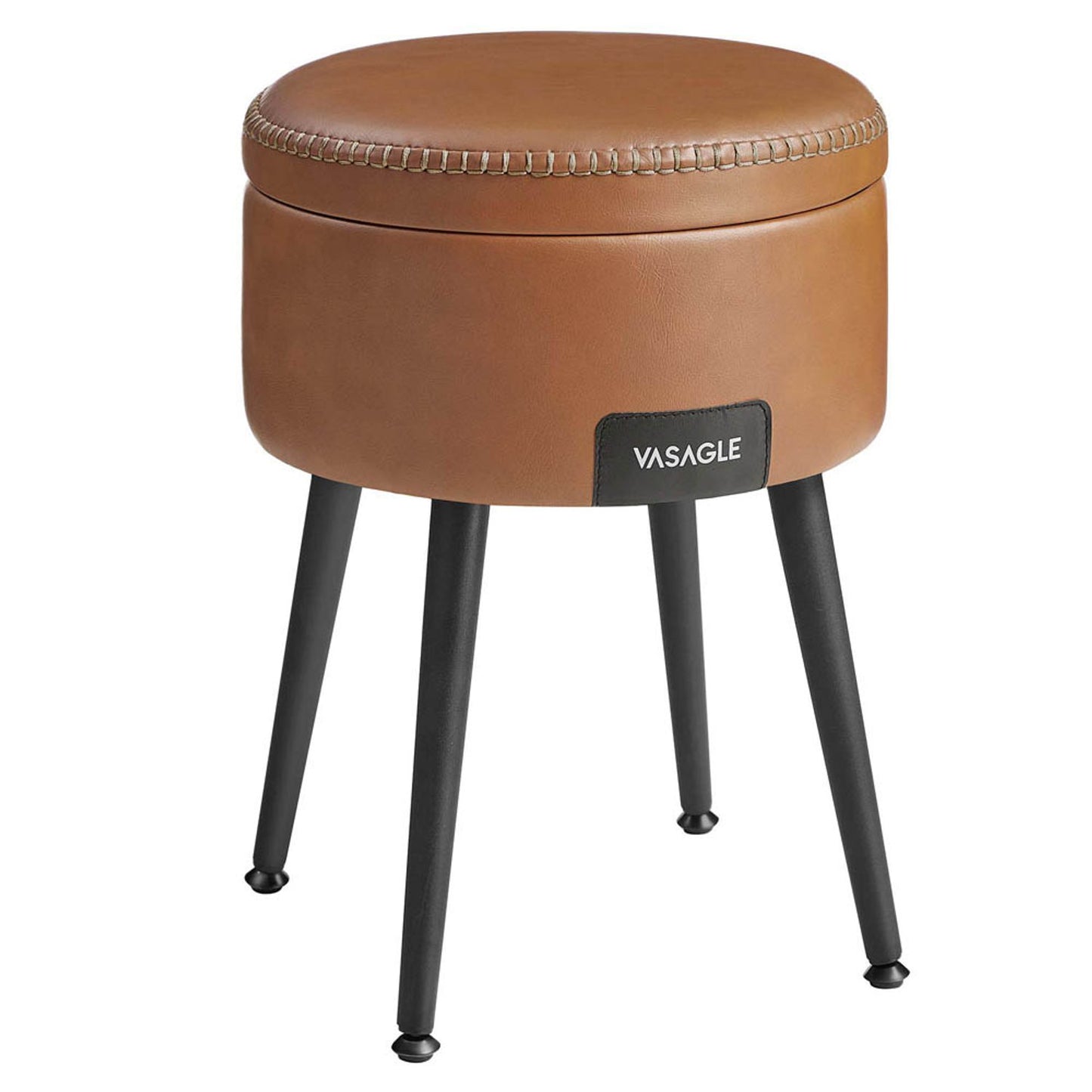VASAGLE Hocker mit Stauraum LOM Kunstleder
