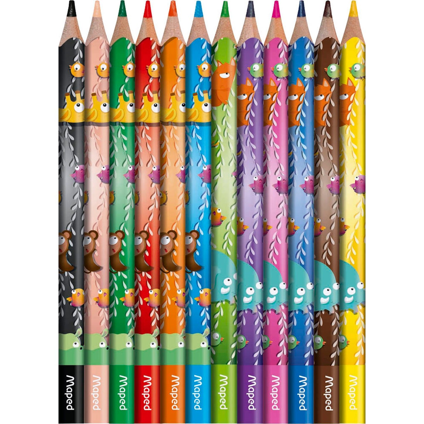 maped JUNGLE fever Buntstifte farbsortiert | 863700 | 1 Pack = 12 St.