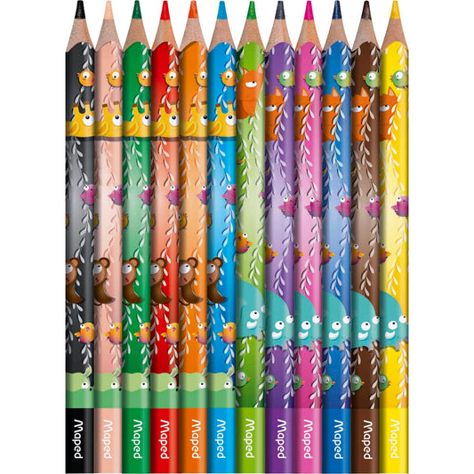 maped JUNGLE fever Buntstifte farbsortiert | 863700 | 1 Pack = 12 St.