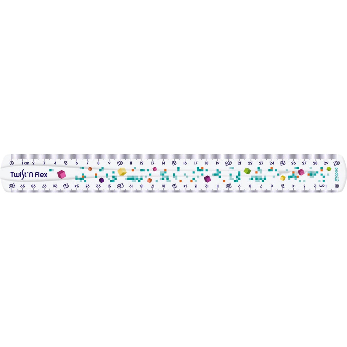 maped Lineal TWIST'n Flex PIXEL PARTY 30,0 cm, transparent | 279318