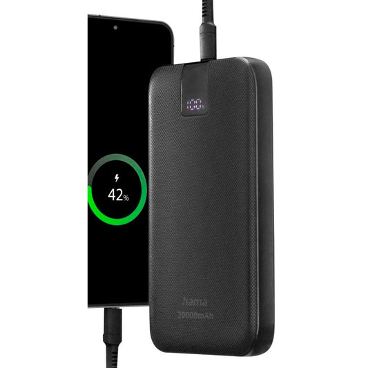 hama PD 20 Powerbank 20.000 mAh anthrazit | 201719