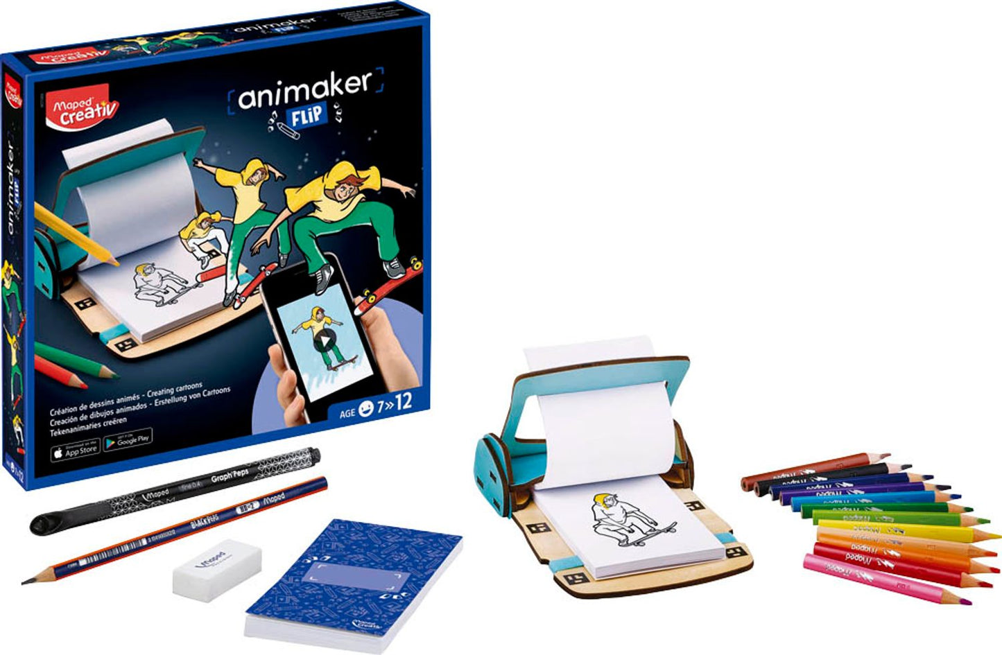 Maped® Creativ Daumenkino Malset farbsortiert, 1 St.