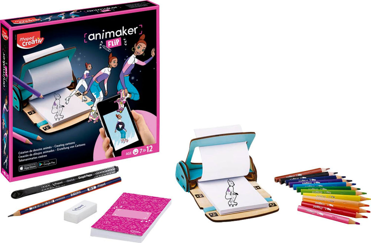 Maped® Creativ Daumenkino Malset farbsortiert, 1 St.
