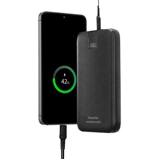 hama PD 10 Powerbank 10.000 mAh anthrazit | 201718