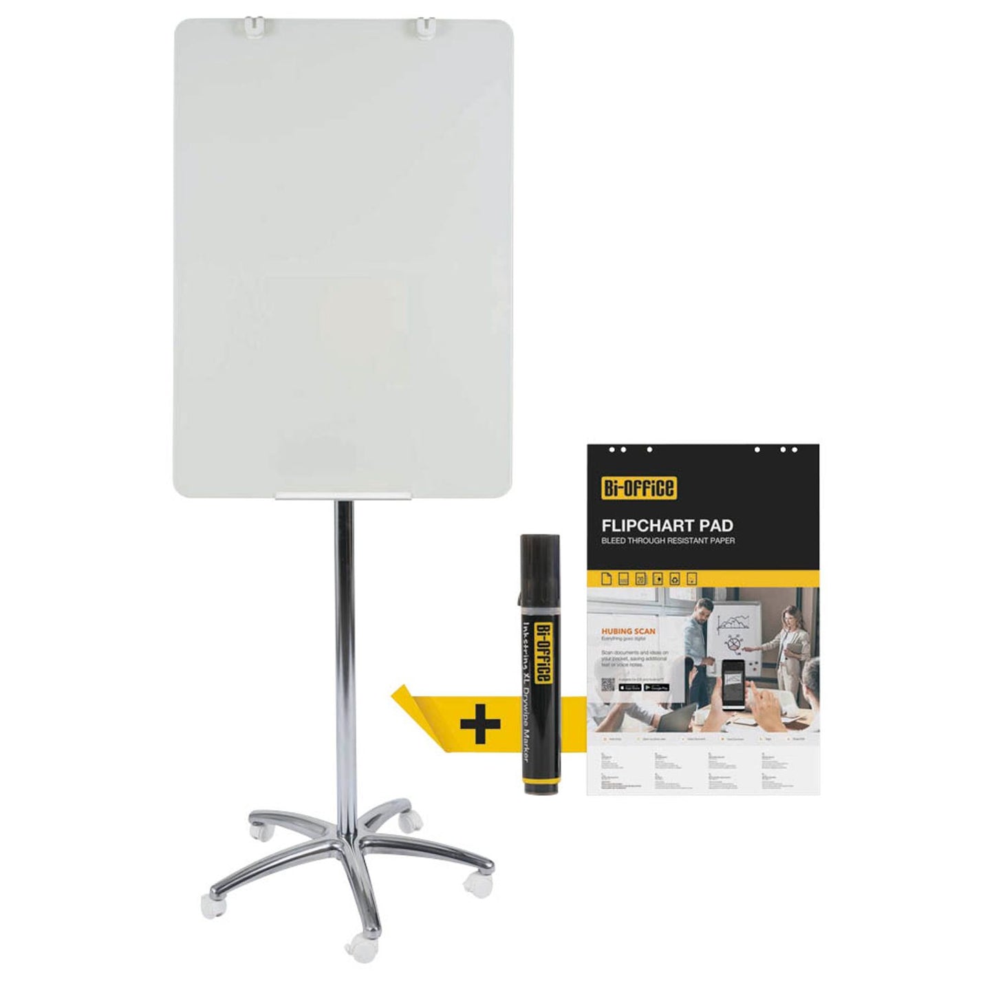 Bi-Office AKTION: Flipchart + GRATIS 1 Boardmarker + 1 Flipchartblock | GEA4850126