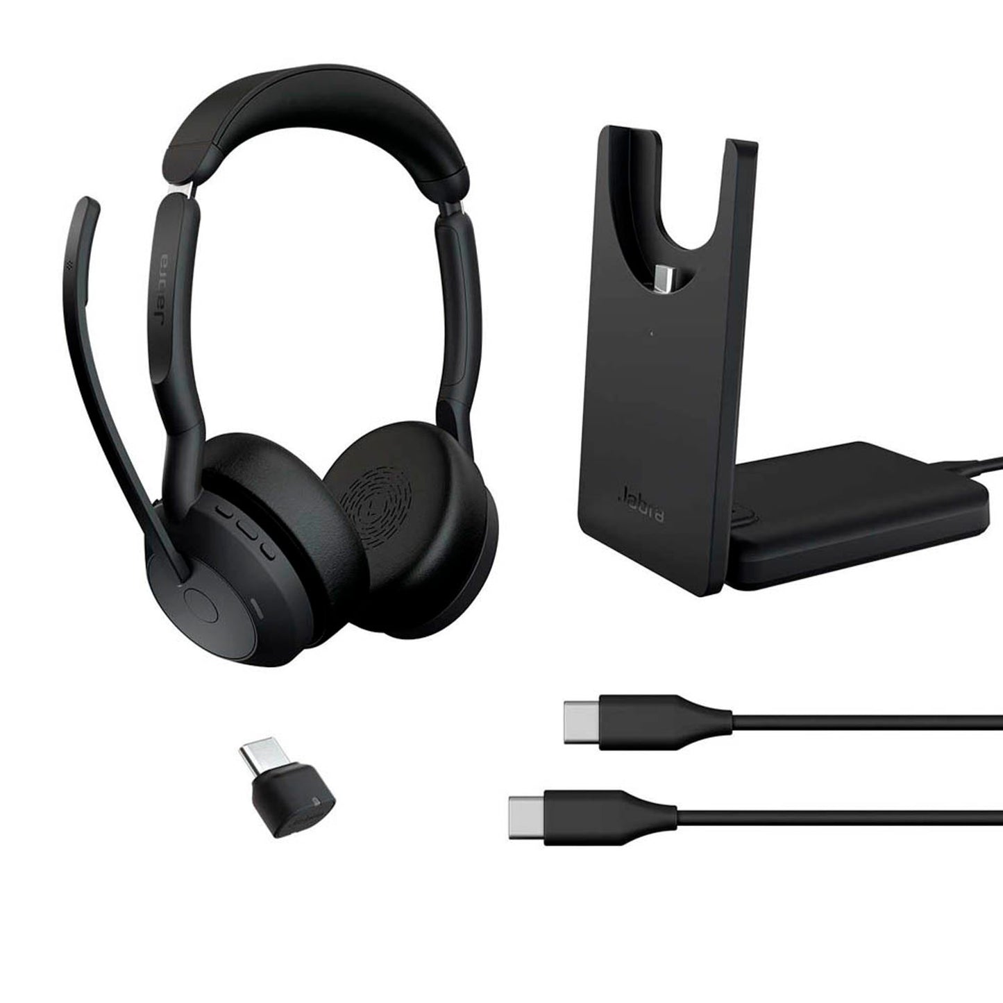 Jabra Evolve2 55 UC mit Ladestation Headset schwarz | 25599-989-889