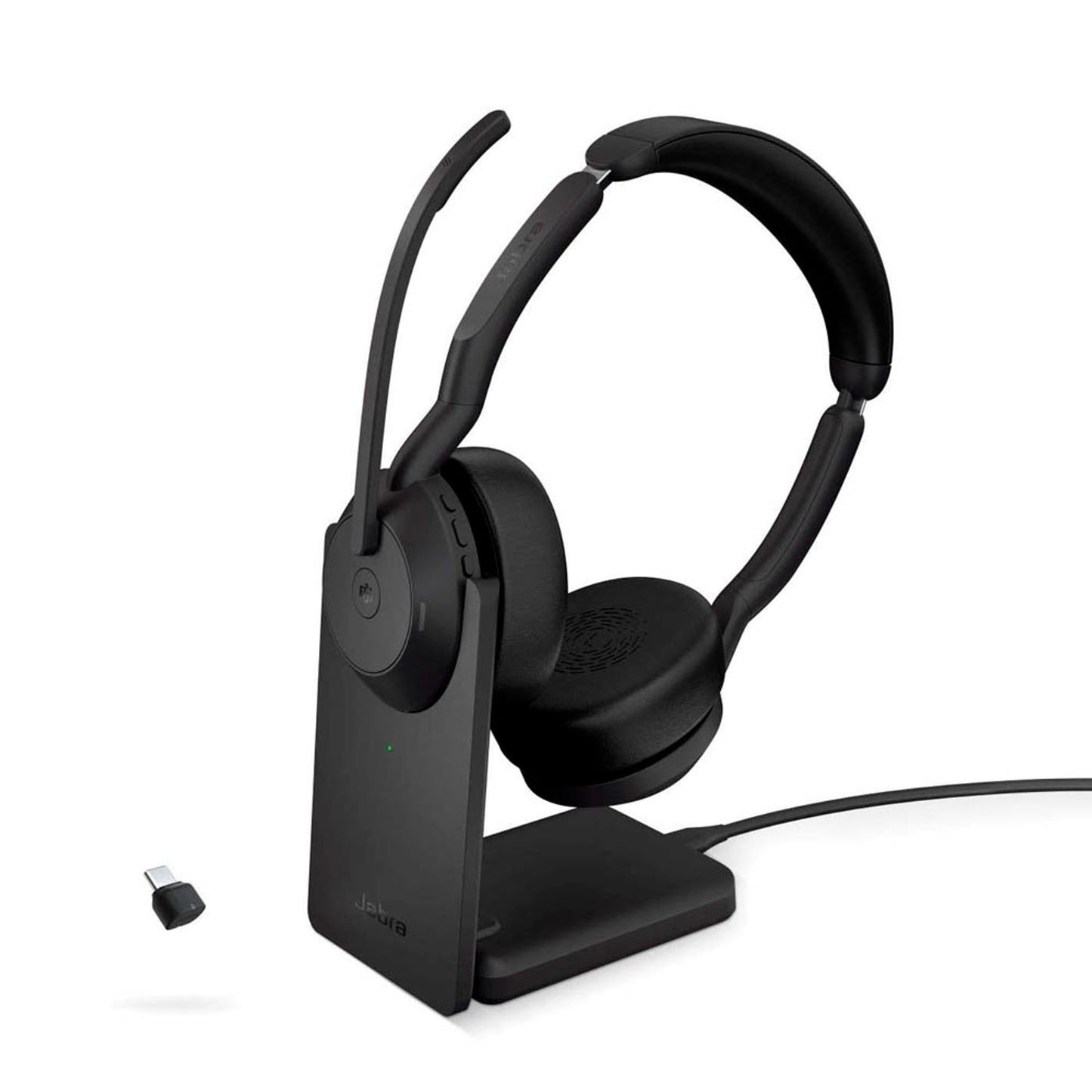 Jabra Evolve2 55 MS mit Ladestation Headset schwarz | 25599-999-989