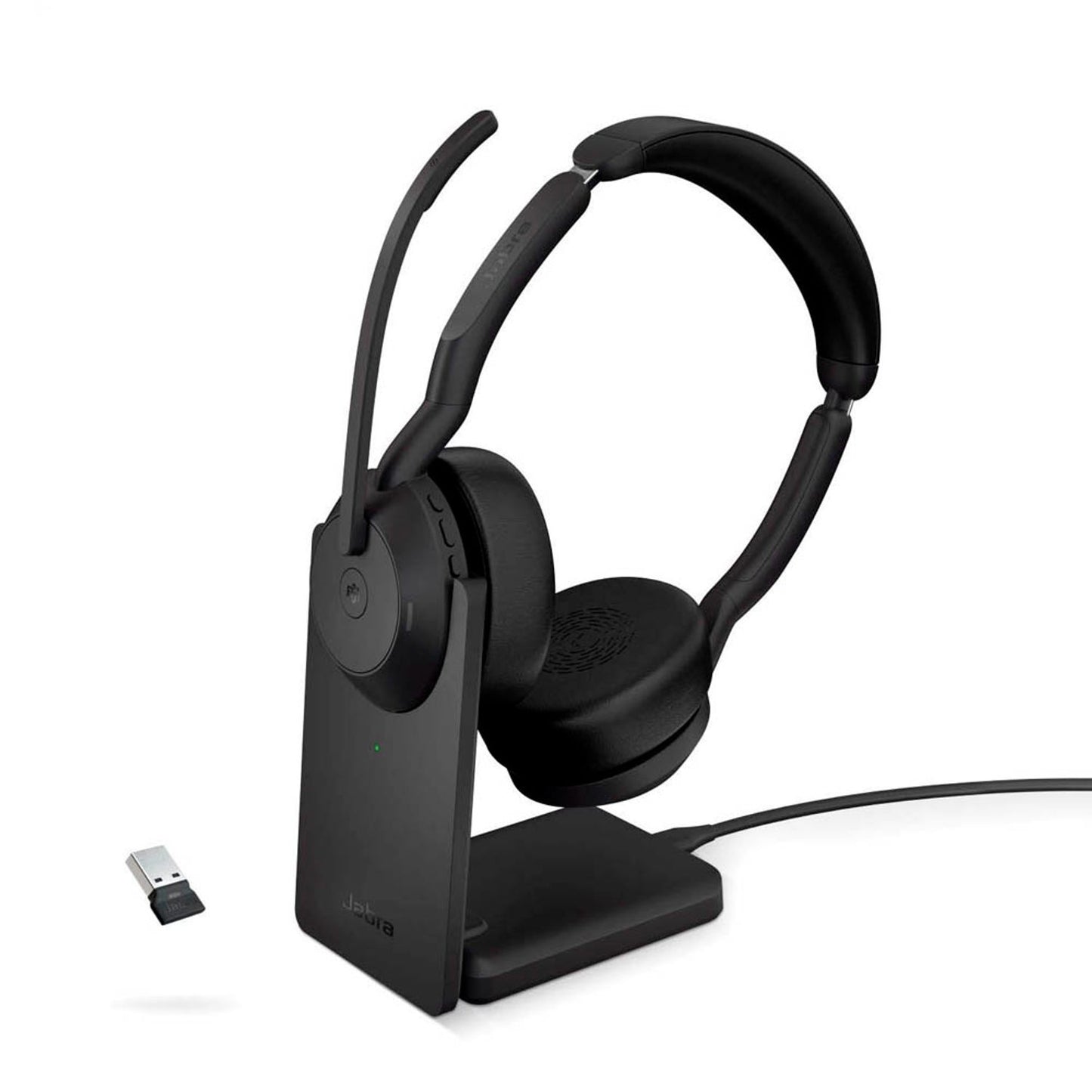 Jabra Evolve2 55 MS mit Ladestation Headset schwarz | 25599-999-989