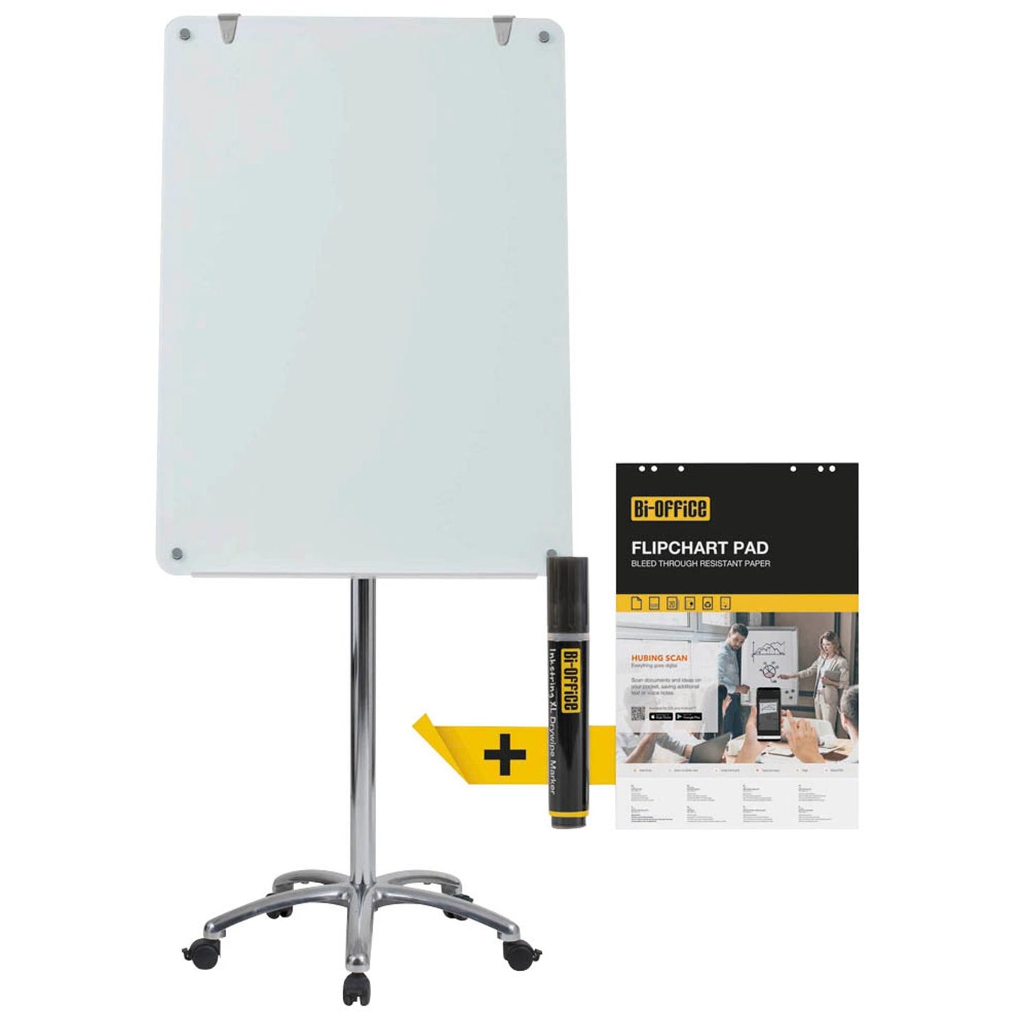 Bi-Office AKTION: Flipchart + GRATIS 1 Boardmarker + 1 Flipchartblock | GEA4850126