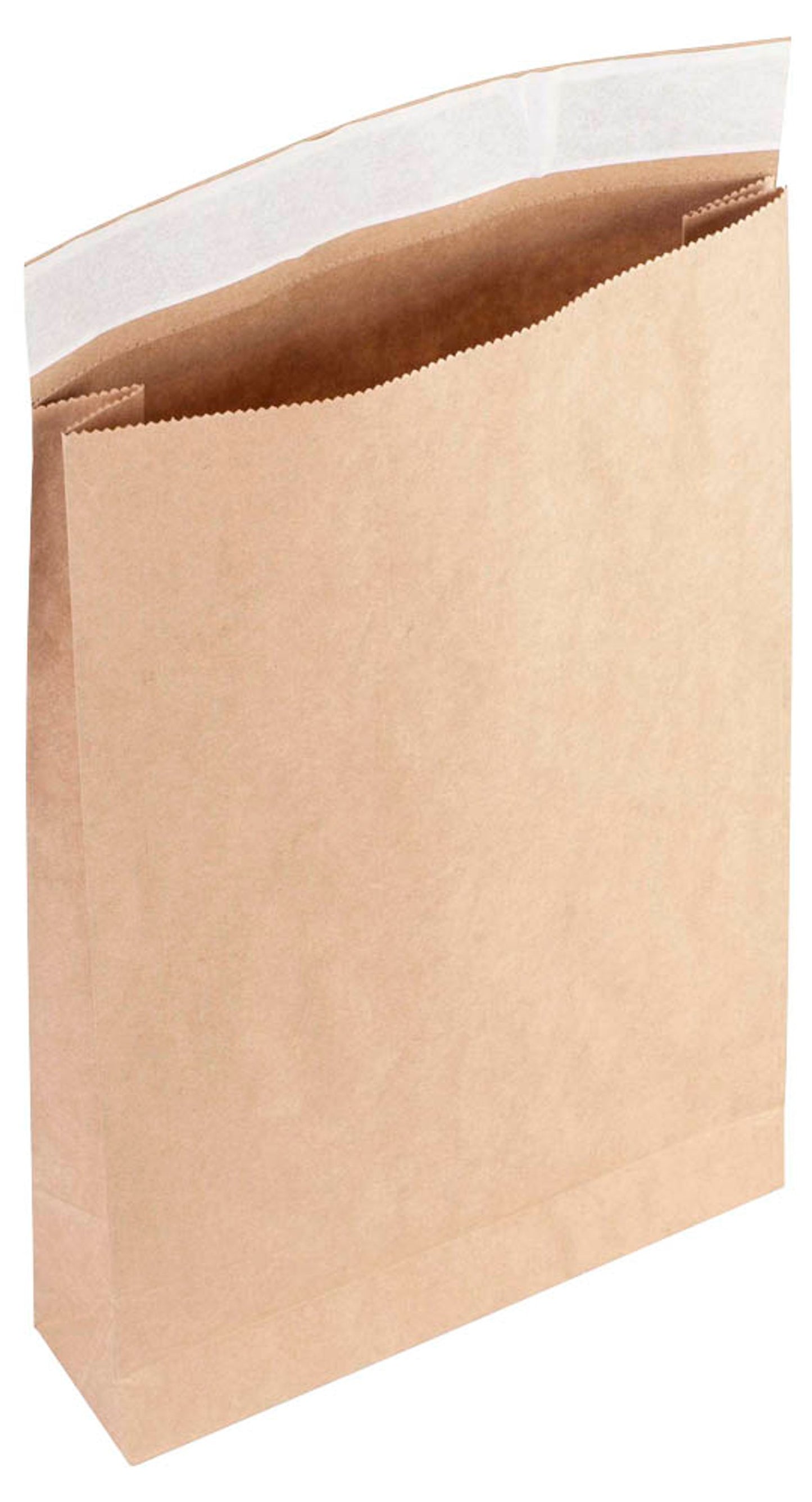 flexiPAK Faltentaschen classic Fixverschluss ohne Fenster braun