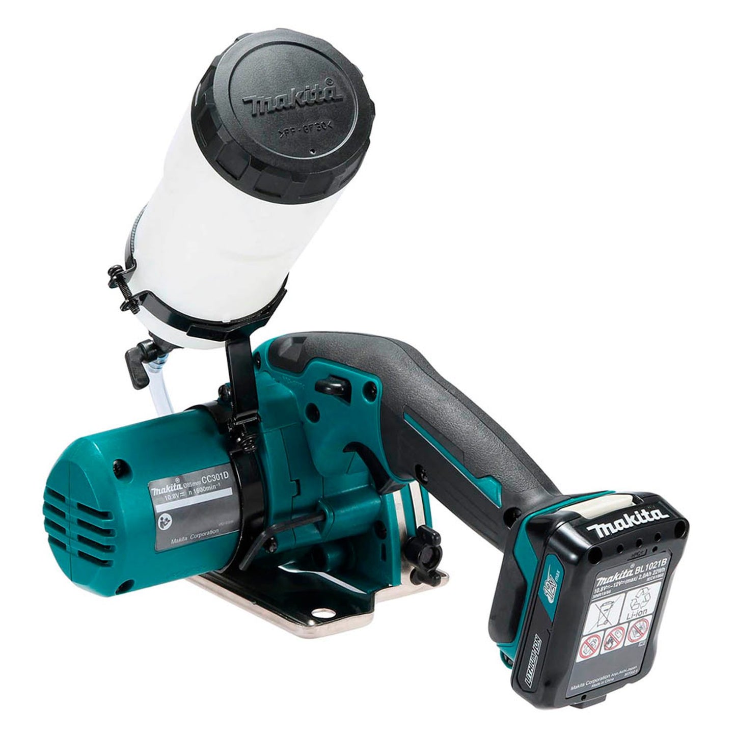 makita Akku-Glas- und Fliesenschneider 12,0 V, mit 2 Akkus | CC301DSMJ