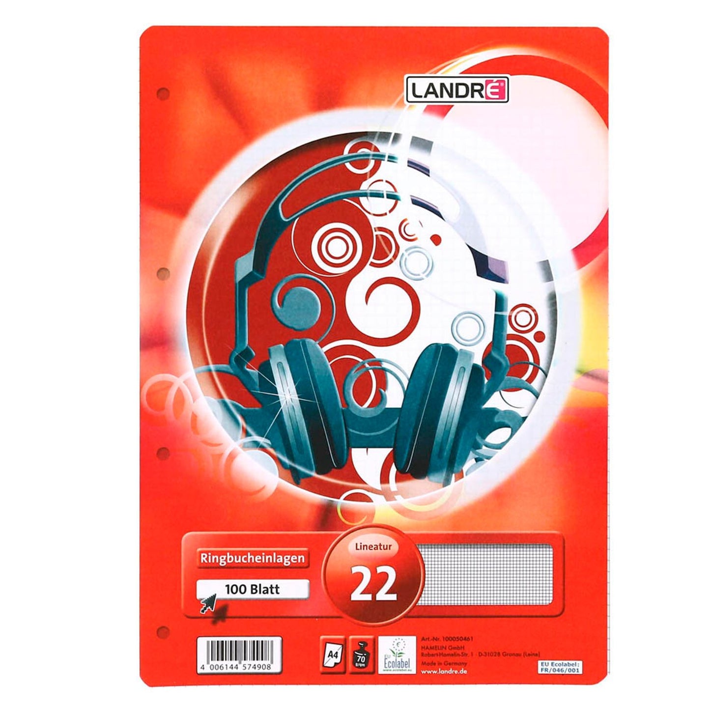 LANDRÉ® Ringbucheinlagen A4,