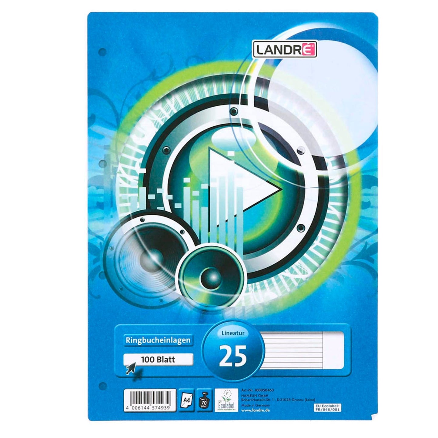 LANDRÉ® Ringbucheinlagen A4,