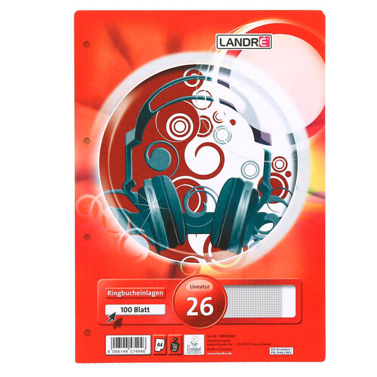 LANDRÉ® Ringbucheinlagen A4,