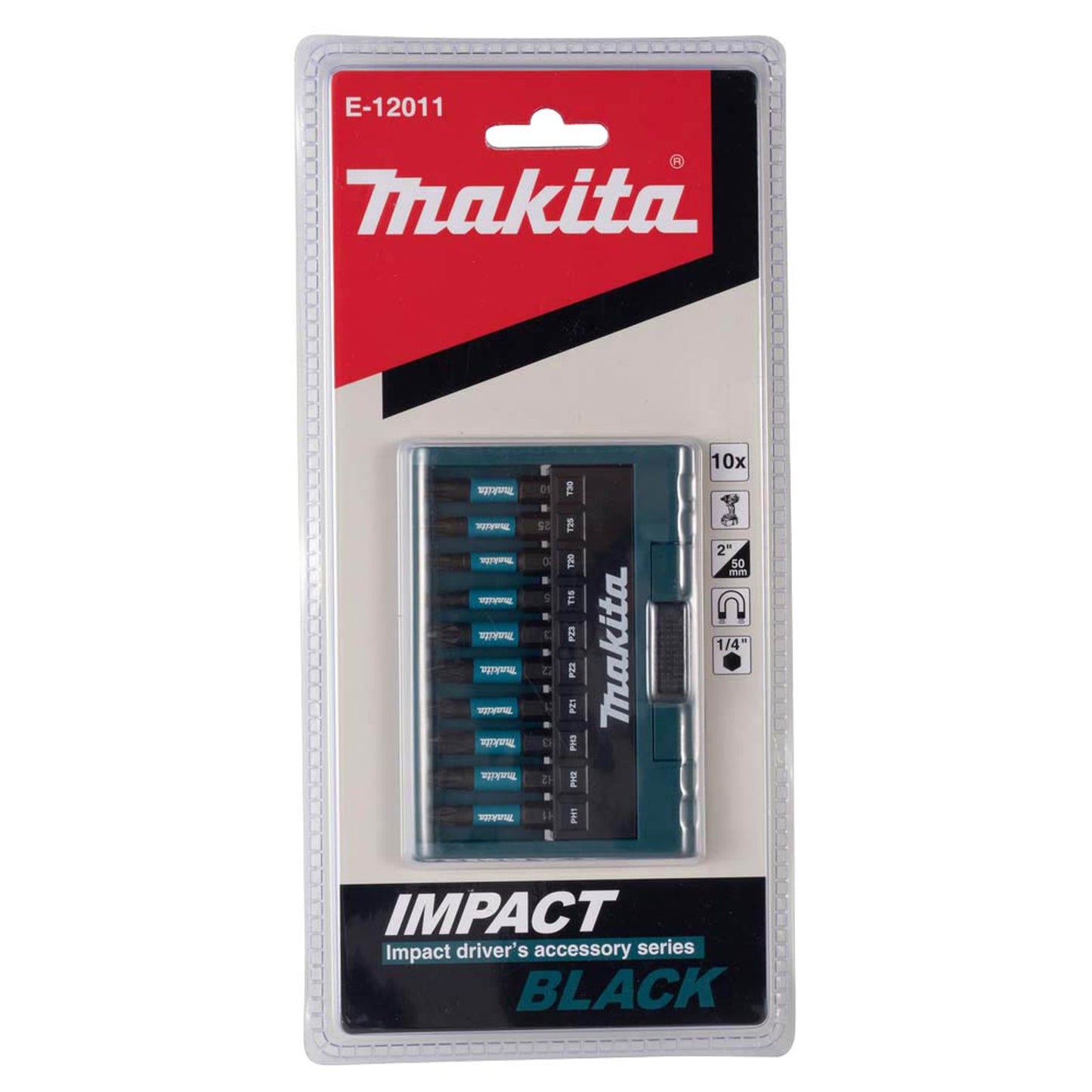 makita Bit-Set, 10-teilig | E-12011