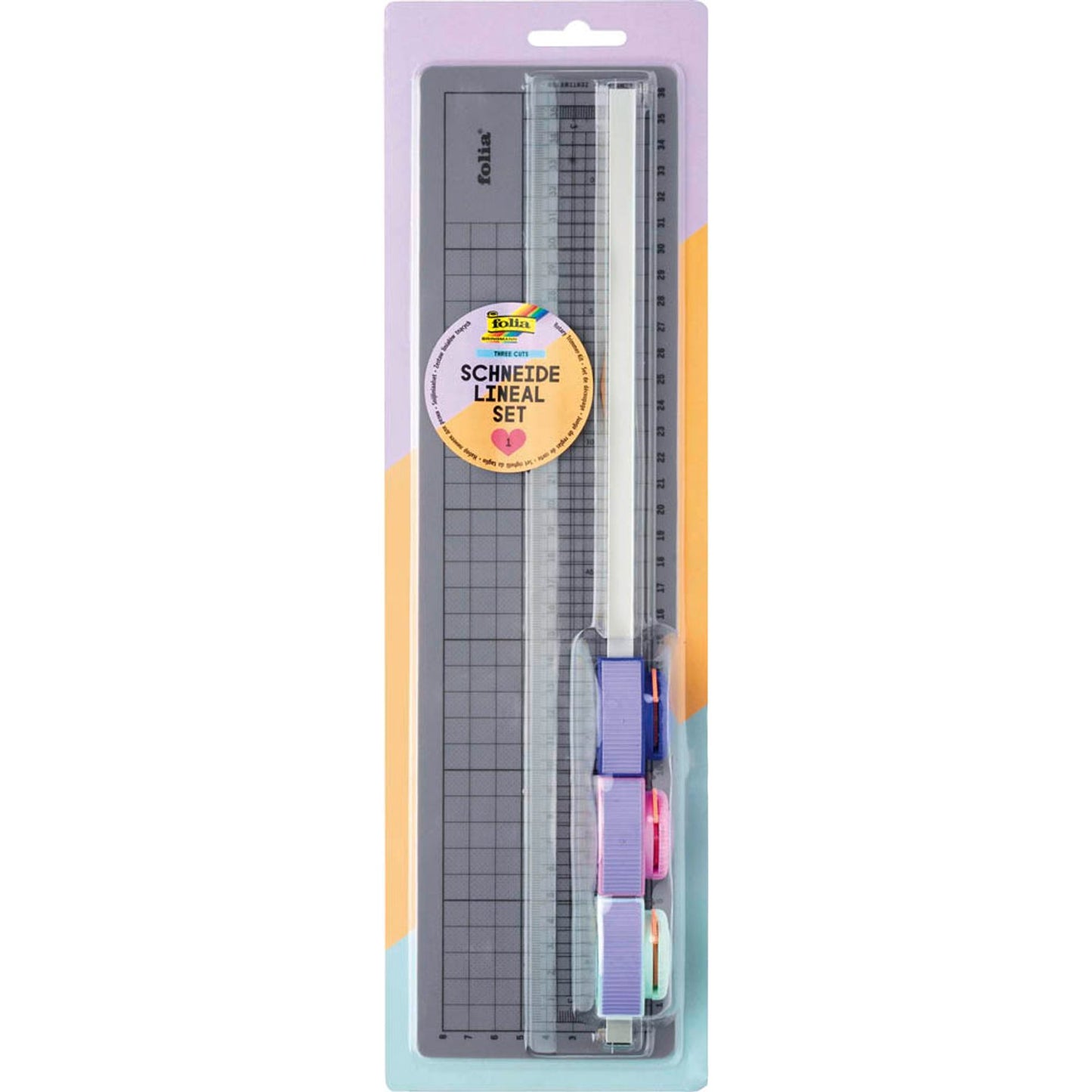 folia Lineal-Set Schneidelineal transparent | 23003