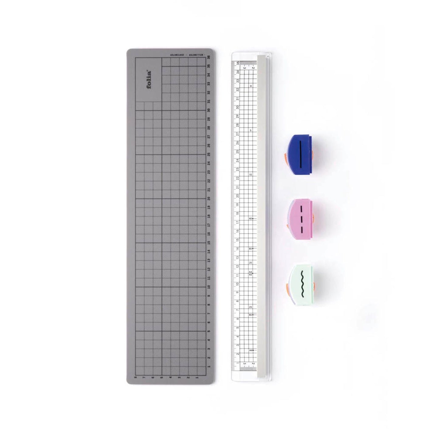 folia Lineal-Set Schneidelineal transparent | 23003