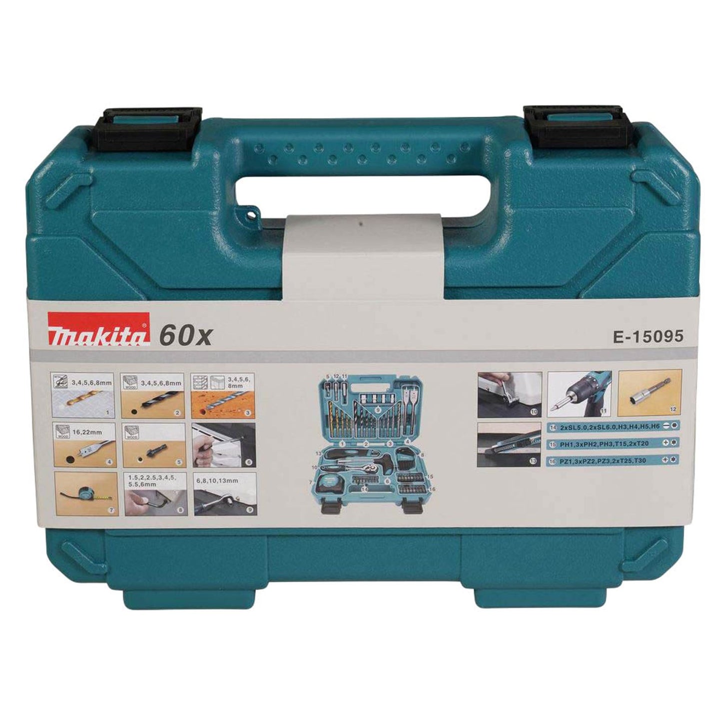 makita Werkzeug-Set 60-teilig | E-15095