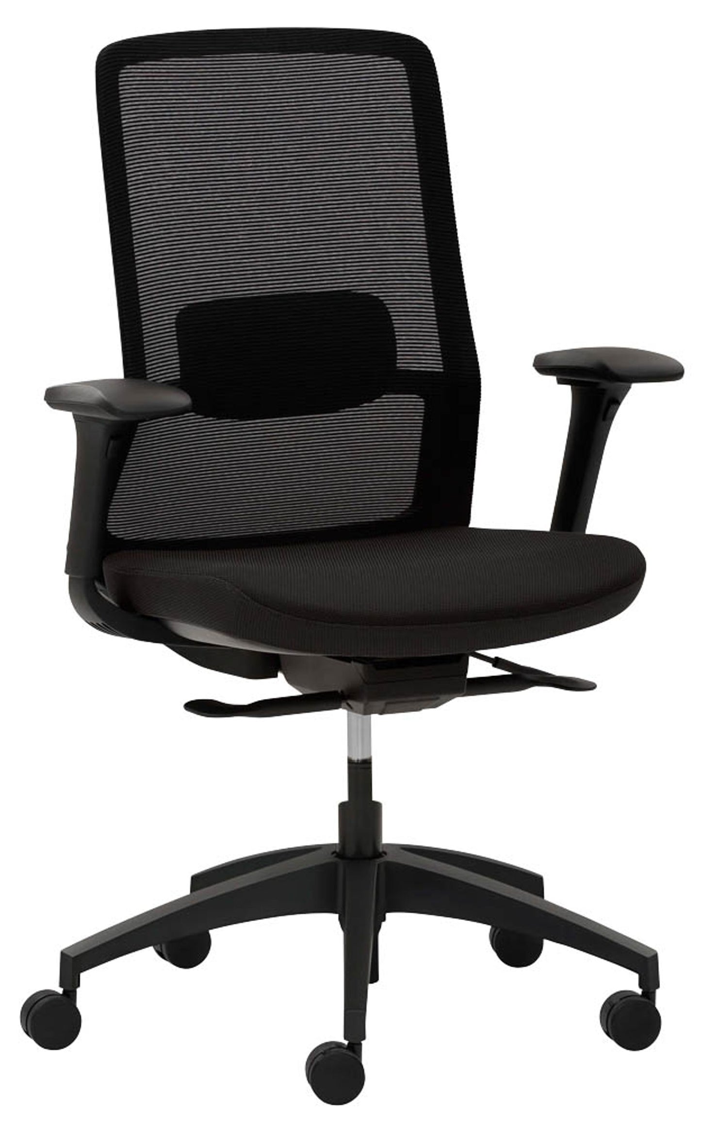 Mayer Bürostuhl, 2481 Stoff schwarz, Gestell schwarz